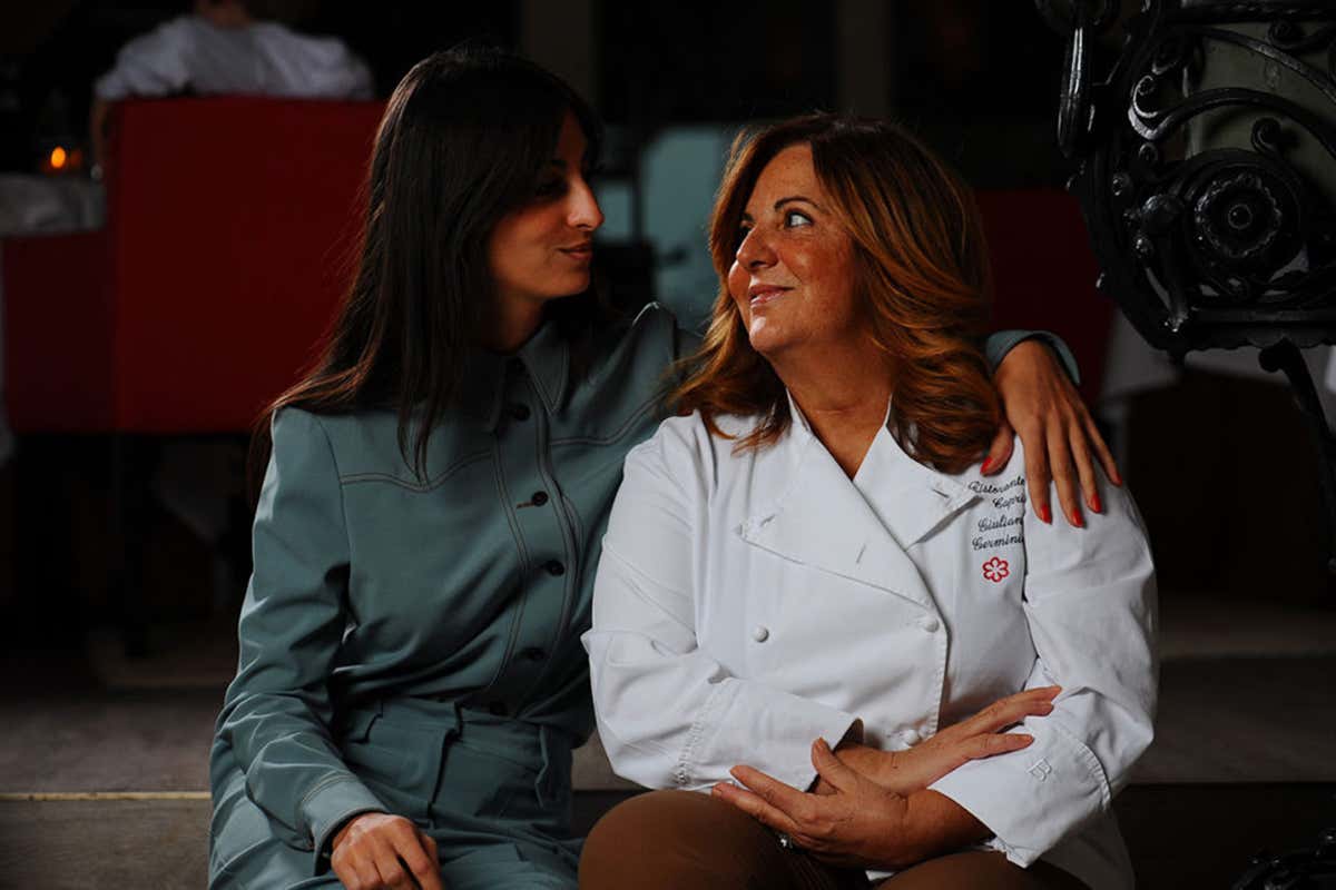 Giuliana Germiniasi e Francesca Tassi. Foto: Lucio Elio Ristorante Capriccio a Manerba: mamma e figlia sotto una buona stella&hellip; Michelin!